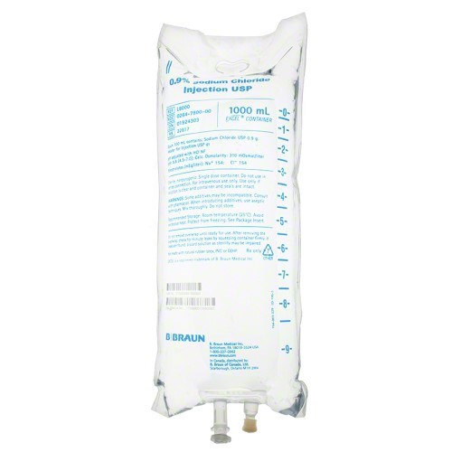 SODIUM CHLORIDE 0.9% 1000ML INJ BAG