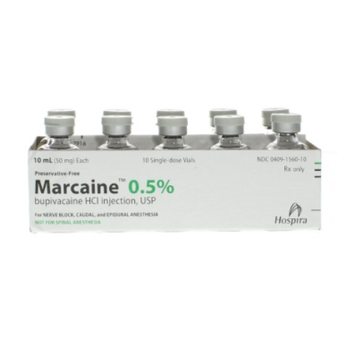 MARCAINE 0.5% SDV 10ML  PK/10