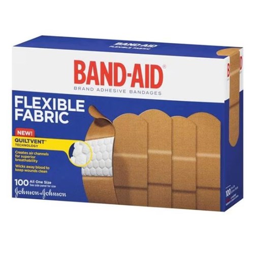 BANDAGE ADH 1" X 3" FLEX FABRIC BX/100