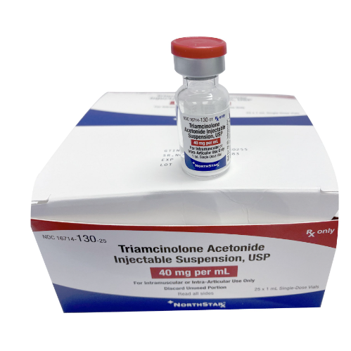 TRIAMCINOLONE ACET 40MG/ML VL 1ML