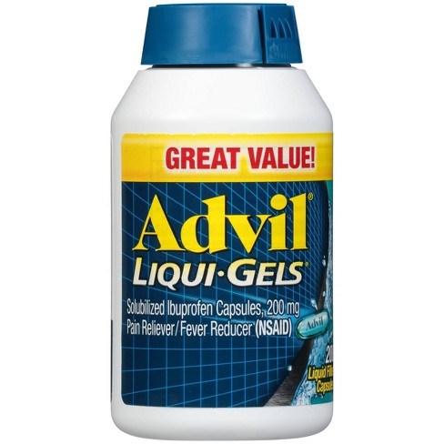 ADVIL 200MG LIQUID GEL CAPS BX/100