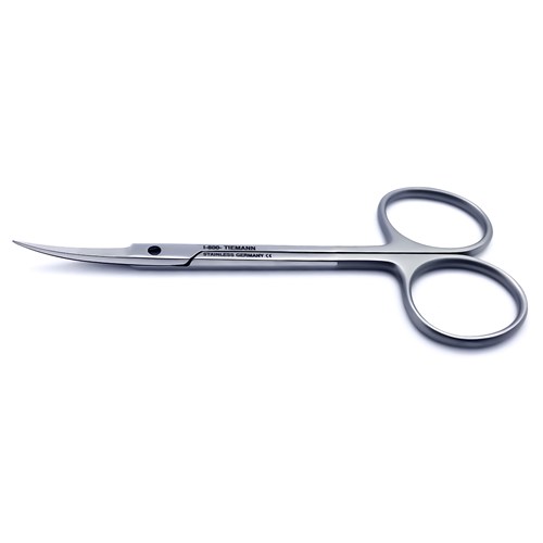 SCISSORS IRIS SUPERCUT CURVED 4.5" SERR