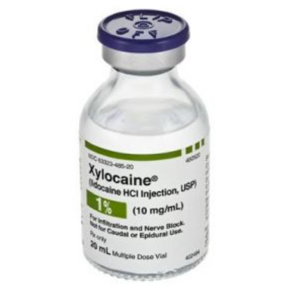 XYLOCAINE PLAIN 1% 20ML MDV BX/25