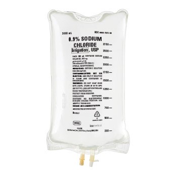 SODIUM CHLORIDE 0.9% IRR USP BAG 3000ML