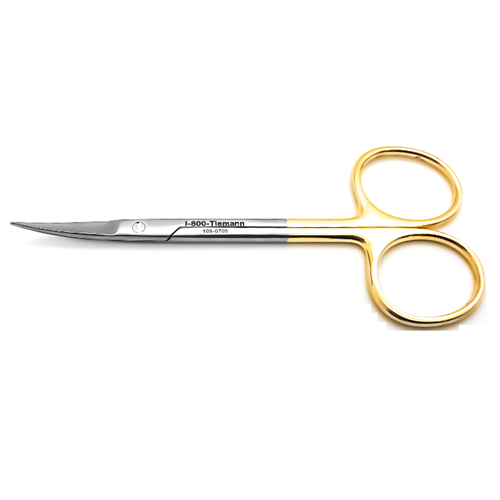 SCISSOR IRIS CURVED TISSUE SHARP TC