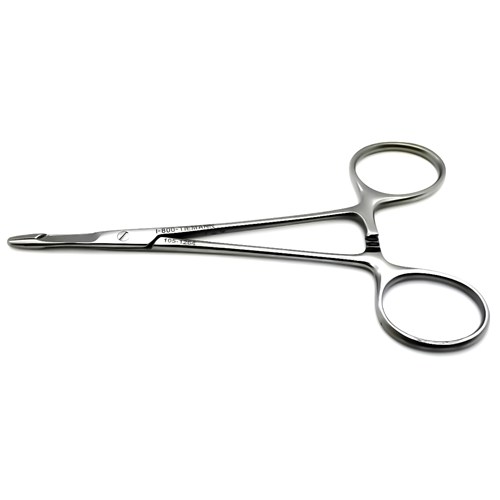 NEEDLE HOLDER SCISSOR SMOOTH JAW 4 34"