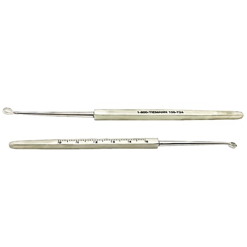 CURETTE #4 W/ RULER HANDLE