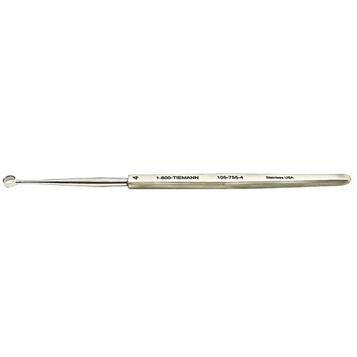 CURETTE FOX DERMAL 4MM SHARP ROUND