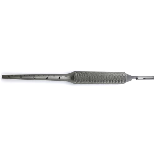 HANDLE SCALPEL LARGE DIAMETER W/ RULER