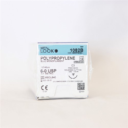 SUTURE 6/0 PROLENE C-3