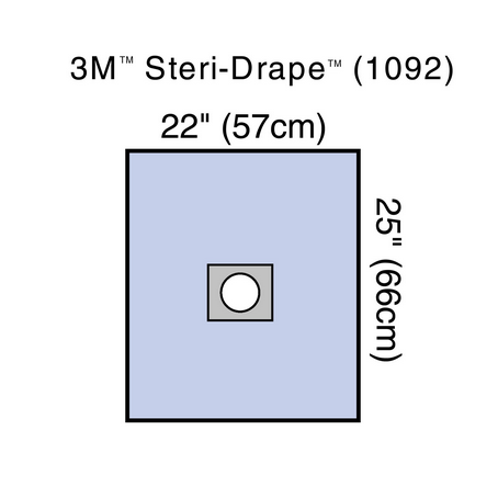 STERI DRAPE MINOR PROC 25x22" FENE BX/25