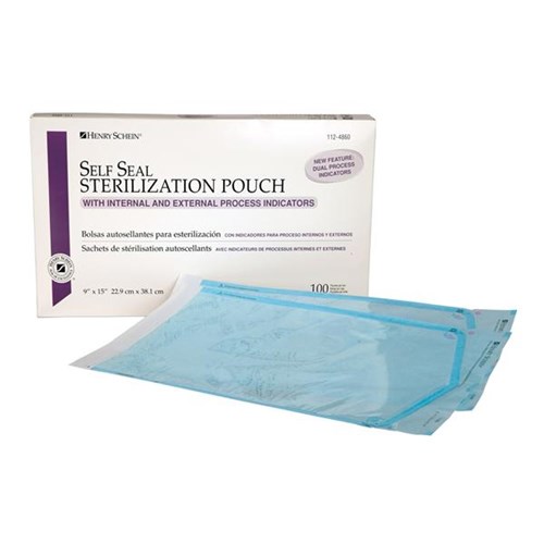 POUCH STERILIZATION 9" x 15" DUAL IND