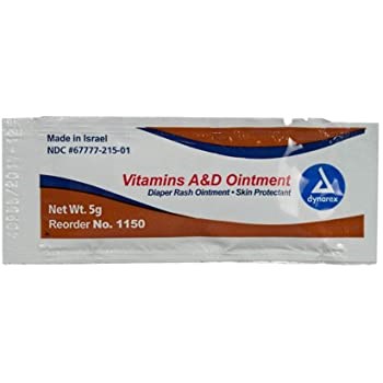 OINTMENT VITAMIN A&D 5G FOIL PACK BX/144