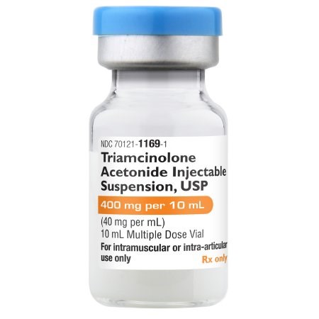 TRIAMCINOLONE ACETONIDE INJ 40MG 10ML