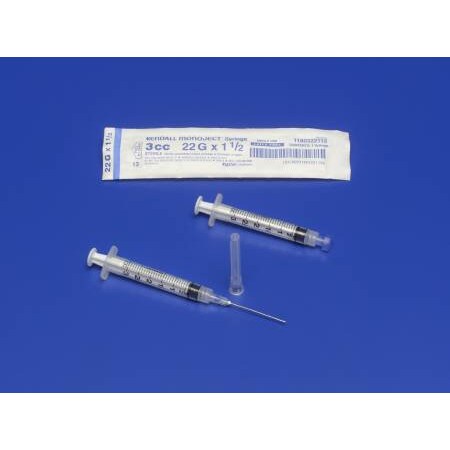 SYRINGE 3ML 27GX1-1/4"  BX/100