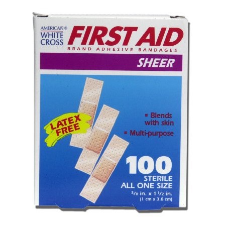 BANDAGE ADHESIVE SHEER 3/8" x 1.5" MINI