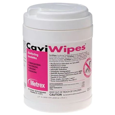 WIPES GERMICIDAL SURFACE CAVIWIPE 160 EA