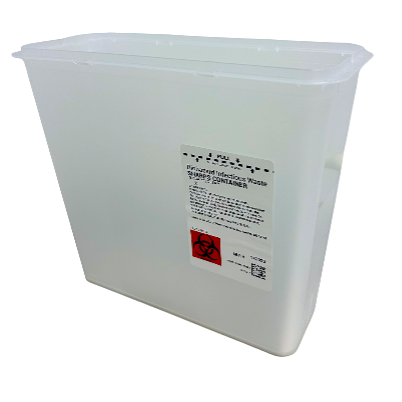 SHARPS CONTAINER 5 QT CLEAR 20EACH/CASE