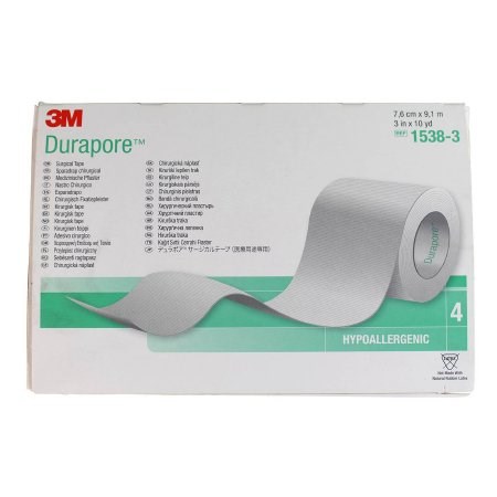 TAPE DURAPORE SURGICAL 3" x 10 YRD BX/4