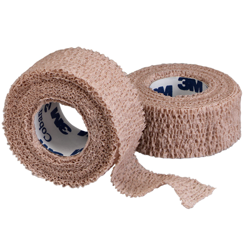 BANDAGE COBAN WRAP 1"x5YD N/S TAN 30/CS