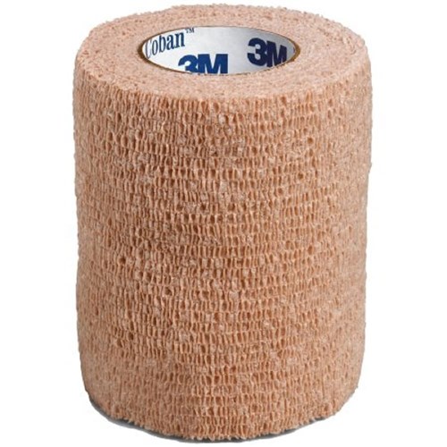 BANDAGE COBAN WRAP 3"X5YD N/S TAN 24/CS