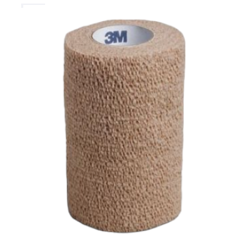 BANDAGE COBAN WRAP 4"x5YD N/S TAN 18/CS