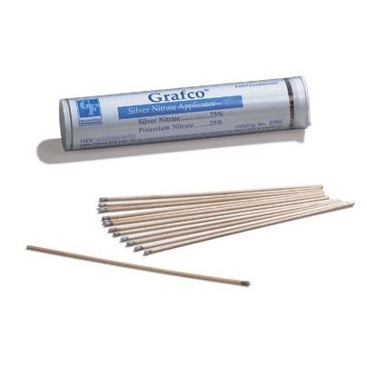 APPLICATOR SILVER NITRATE 12" 100/BX