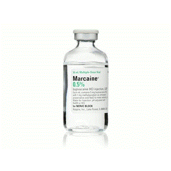 MARCAINE 0.5% PLAIN 50 ML BX/25