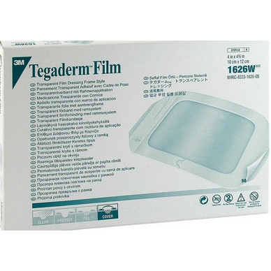 DRESSING TEGADERM 4"x4.75" TRANSP BX/50