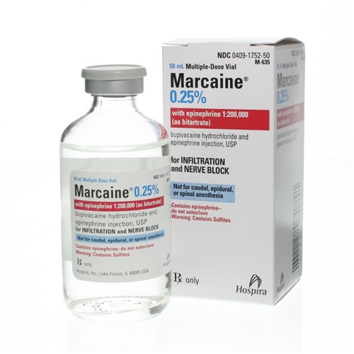 MARCAINE W/ EPI MDV 0.25% 50ML