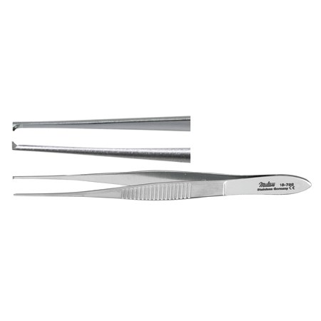 FORCEPS TISSUE 4" STRAIGHT 0.5MM WIDE