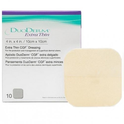 DRESSING DUODERM 4X4 BARRIER EXTRA THIN