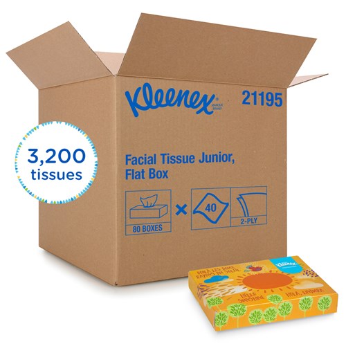 TISSUES FACIAL PAPER WHITE 8.4X5 2-PLY