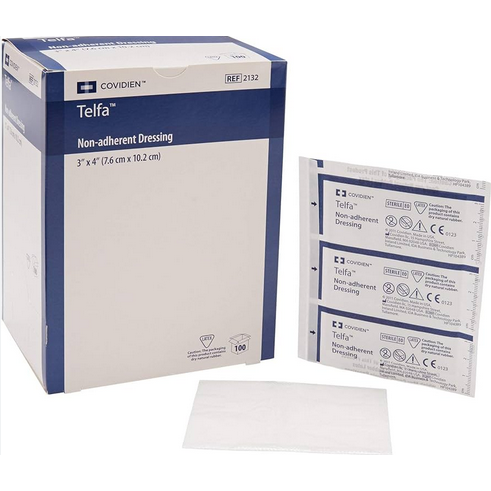 PAD TELFA NON-ADHERENT 3" x 4" BX/100