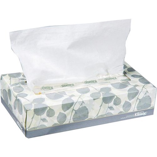 TISSUES FACIAL PAPER WHITE 125/PKG