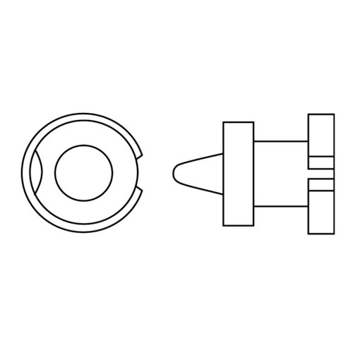 TUBE EAR PAPARELLA 1.14MM ID SILICONE