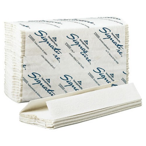 TOWELS C-FOLD PAPER 2-PLY WHITE