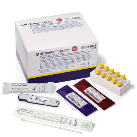 INFLUENZA TEST A+B POC KIT CLIA WAIVED