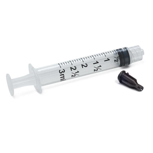 SYRINGE 3ML LUER SLIP CAP 10/CS