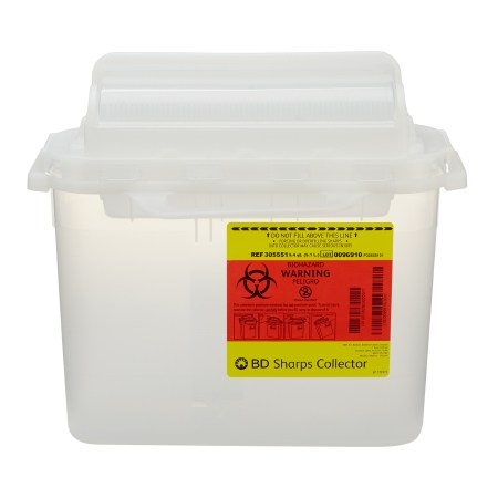 SHARPS CONTAINER 5.4QT FROST 20EACH/CASE