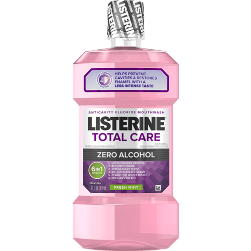 LISTERINE FRESH MINT ALCHL FREE TOT CR