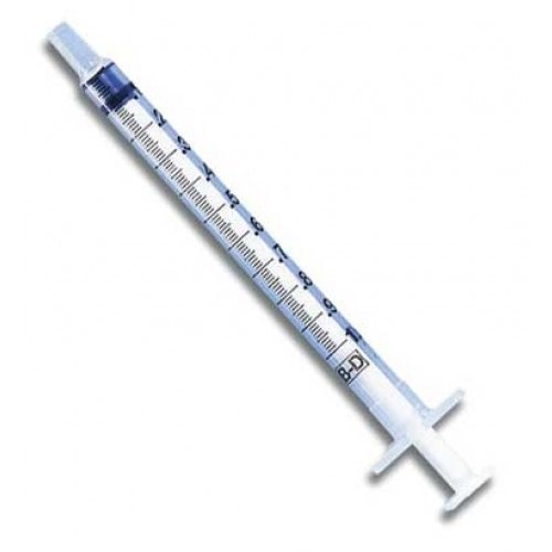 SYRINGE ONLY 1ML BD TB SLIP TIP BX/200