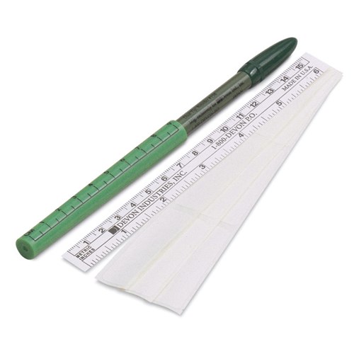 MARKER SKIN RULER FINE TIP STERILE 25/BX