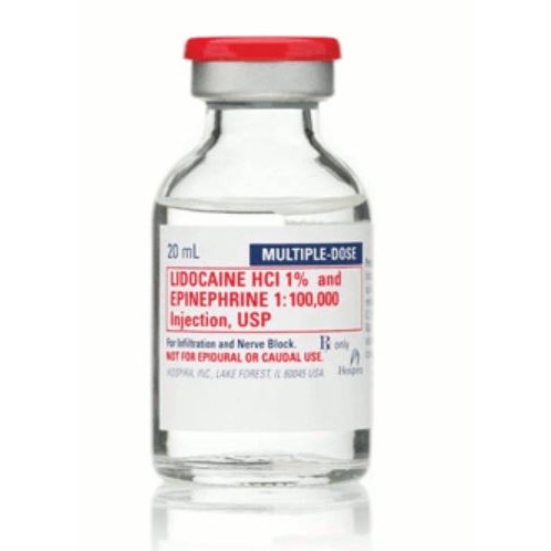 LIDOCAINE 1% MDV W/ EPI INJ 20ML CS/25