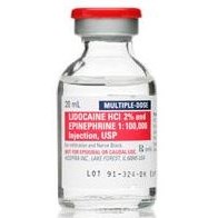 LIDOCAINE 2% W/ EPI 20ML INJ MDV STER