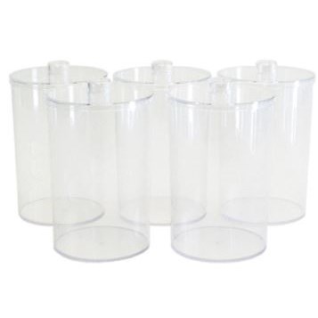 JAR SUNDRY PLASTIC  UNLABLED 5/CS