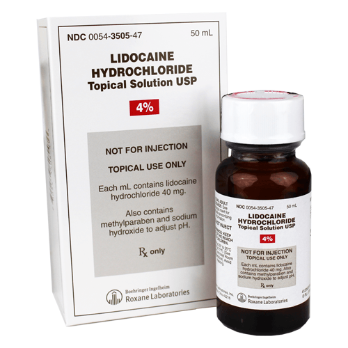 LIDOCAINE HYDROCHLORIDE TOPICAL 4% 50ML