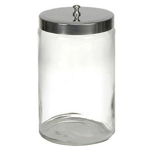 SUNDRY JAR FLINT GLASS SS LID 6/CS