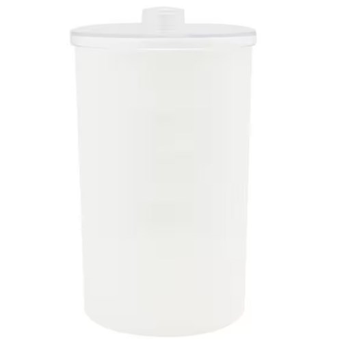 JAR SUNDRY CLEAR PLASTIC 6.5"Hx4.25"D