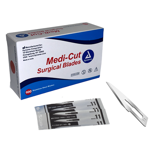 BLADE SURGICAL #11 MEDI-CUT BX/100